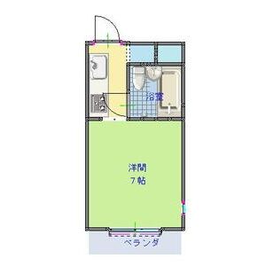 ワンルーム 間取り図