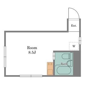 ワンルーム 間取り図