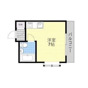 ワンルーム 間取り図