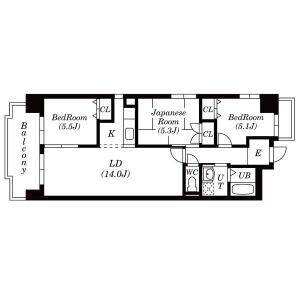 3LDK 間取り図