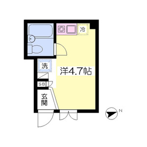 ワンルーム 間取り図