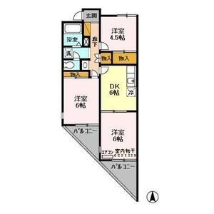 3DK 間取り図