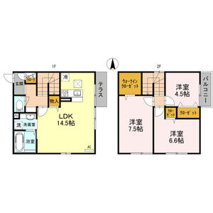 3LDK 間取り図