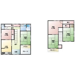 5DK 間取り図