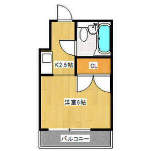 ワンルーム 間取り図