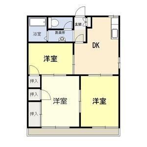 3DK 間取り図