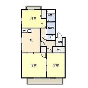 3DK 間取り図