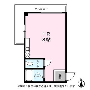 ワンルーム 間取り図