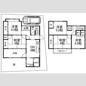 5DK 間取り図