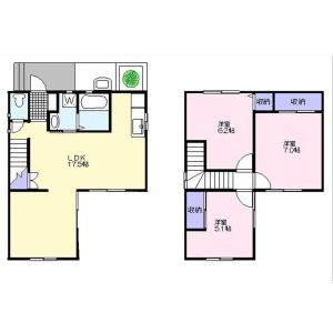 3LDK 間取り図