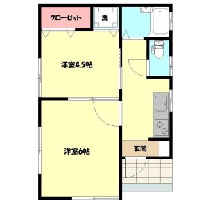 2K 間取り図