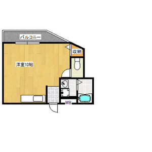 ワンルーム 間取り図