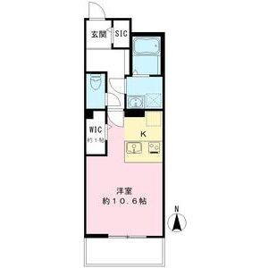 ワンルーム 間取り図