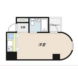 ワンルーム 間取り図
