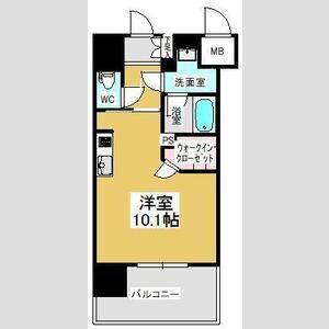ワンルーム 間取り図