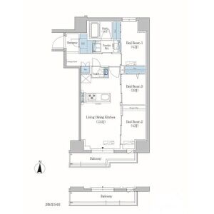 3LDK 間取り図