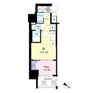 1DK 間取り図