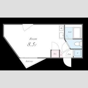 ワンルーム 間取り図