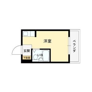 ワンルーム 間取り図