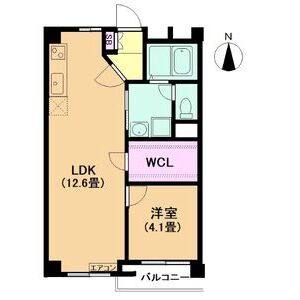 2DK 間取り図