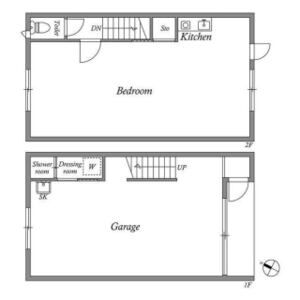 ワンルーム 間取り図