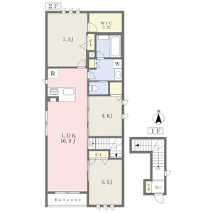 3LDK 間取り図