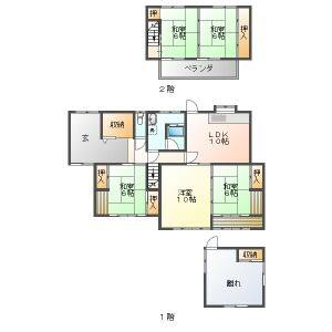 5LDK 間取り図