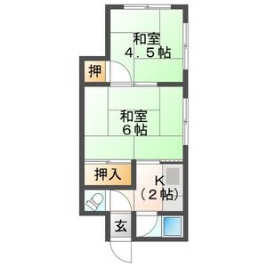 2K 間取り図