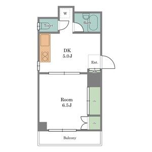 2DK 間取り図