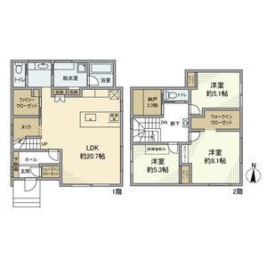 3LDK 間取り図