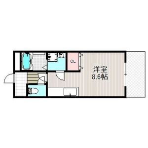 ワンルーム 間取り図