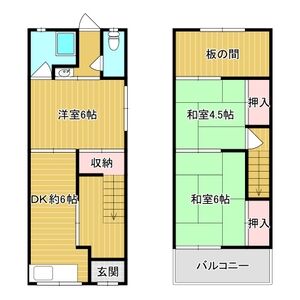 4DK 間取り図