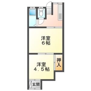 2K 間取り図
