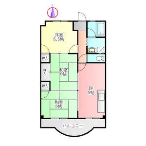 3DK 間取り図