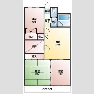 3LDK 間取り図