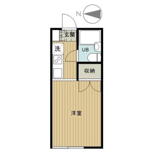 ワンルーム 間取り図