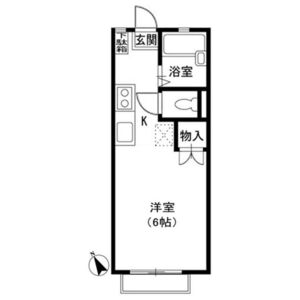 ワンルーム 間取り図