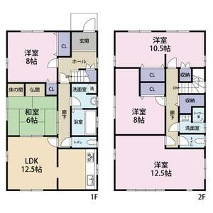 5LDK 間取り図