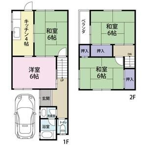 4K 間取り図