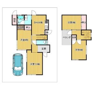 4DK 間取り図