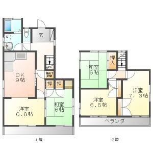 5DK 間取り図