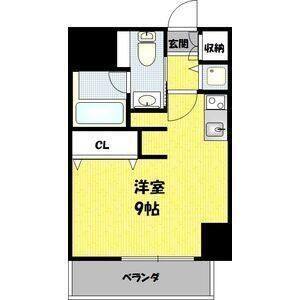 ワンルーム 間取り図
