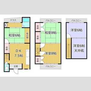 5DK 間取り図