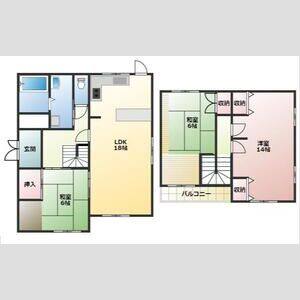 3LDK 間取り図