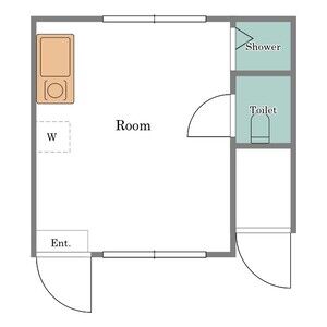 ワンルーム 間取り図