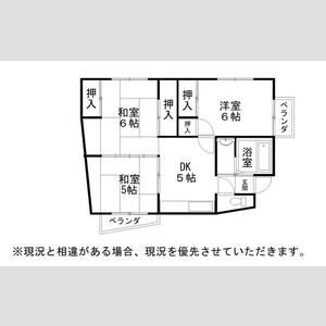 3DK 間取り図