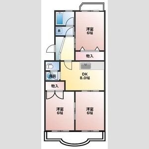 3LDK 間取り図