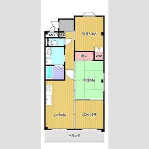 3LDK 間取り図
