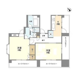 2K 間取り図