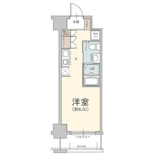 ワンルーム 間取り図